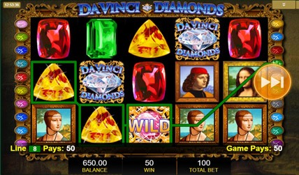 Free Casino Slots Heart Of Davinci Diamonds